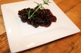 Cranberry Compote w/ Rosemary