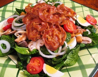 Try Marjorie Druker's Spinach Salad w/ Warm Pancetta Dressing