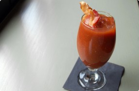 Bacon-Infused Bourbon Bloody Mary