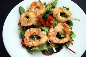 Warm Shrimp Salad