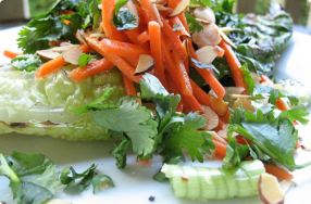 Grilled Romaine Slaw
