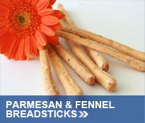 Parmesan & Fennel Breadsticks