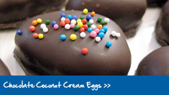 Chocolate Coconut Cream Eggs