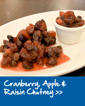 Cranberry, Apple & Raisin Chutney