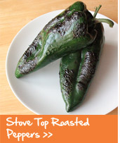 Roasted Green Peppers