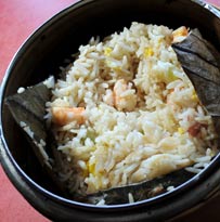 House Special Rice in Lotus Leaf