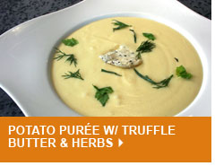 Potato Puree W/ Truffle Butter & Herbs