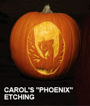 Carol's Phoenix Etching