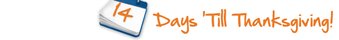 21 Days until Thanksgiving
