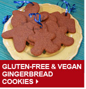 Gluten-Free & Vegan Gingerbread Cookies