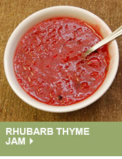 Rhubarb Thyme Jam