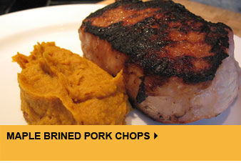 Maple Brined Pork Chops