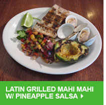 Latin Grilled Mahi Mahi w/ Pineapple Salsa