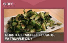 Roasted Brussels Sprouts w/ Truffle Oil