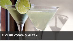 21 Club Vodka Gimlet