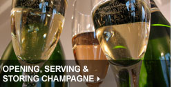 Champagne Opening, Serving & Storing