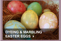 Dyeing & Marbling Easter Eggs