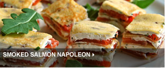 Smoked Salmon Napoleon