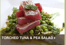 Torched Tuna & Pea Salad