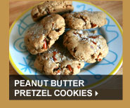 Peanut Butter Pretzel Cookies