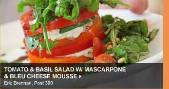 Tomato & Basil Salad w/ Mascarpone