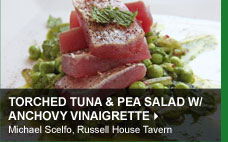 Torched Tuna & Pea Salad