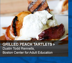 Grilled Peach Tartlets