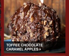 Toffee Chocolate Caramel Apples