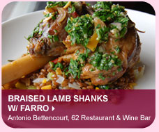 Braised Lamb Shanks w/ Farro